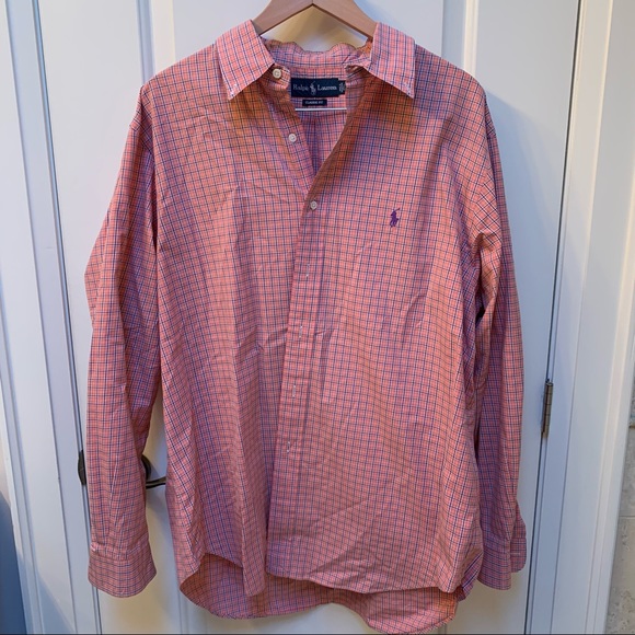 Ralph lauren classic fit dress shirt size 17 1/2 - Picture 4 of 6